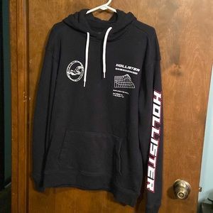 Black Hollister hoodie, size medium